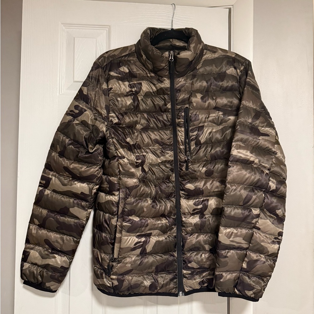 Men's Camouflage Down Puffer Jacket
